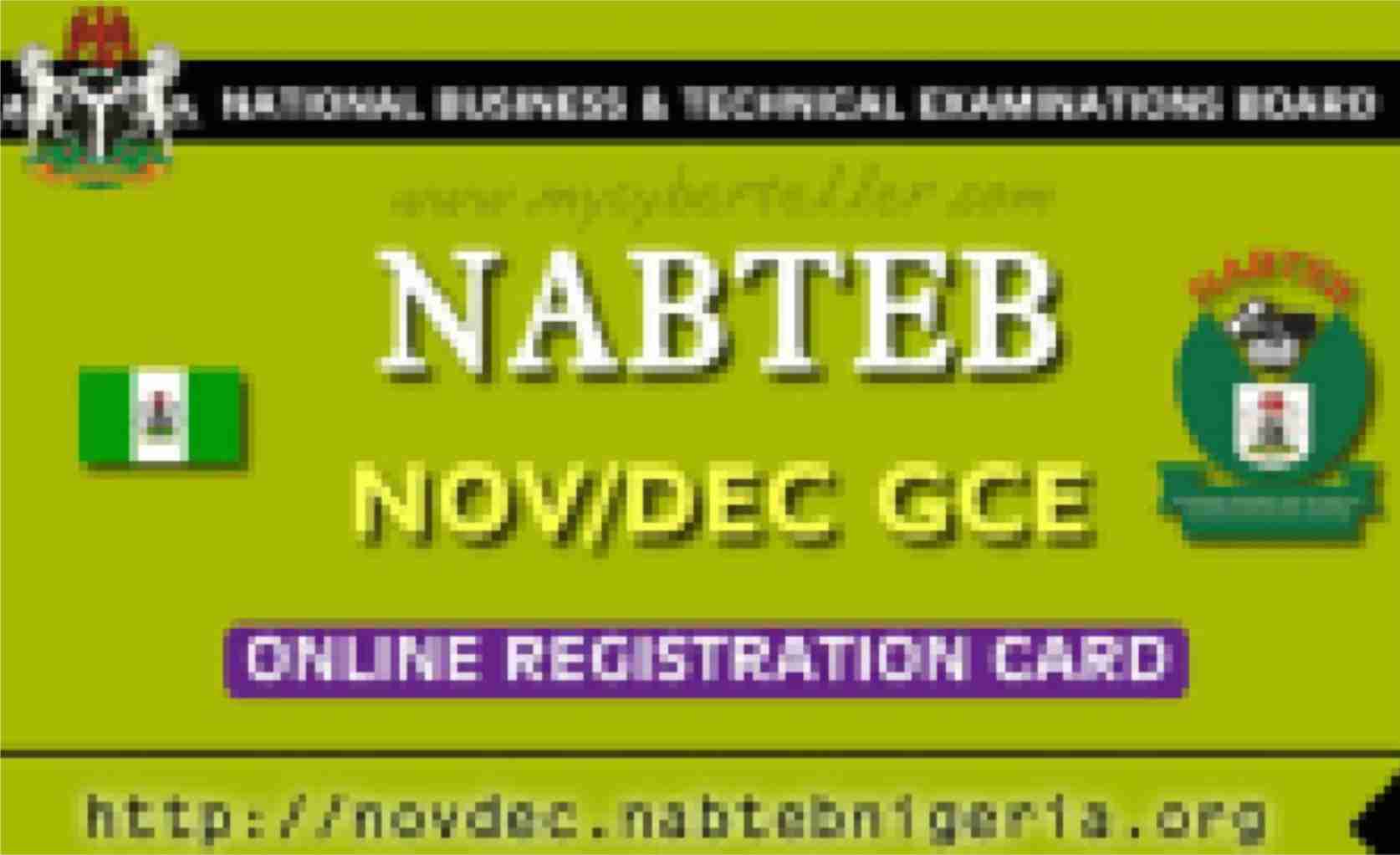 NABTEB GCE